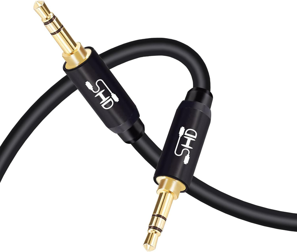 Aux Cable, 3.5Mm Audio Cable Aux for Car Auxiliary Audio Stereo Cable 3.5Mm Cord Premium Sound Dual Shielded with Gold Plated Connectors-50Feet