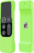 Case Compatible with Apple TV 4K/ 4Th Gen Remote Chartreuse | Light Light Weight Anti-Slip Shock Proof Silicone Cover for Controller for Apple TV Siri Remote