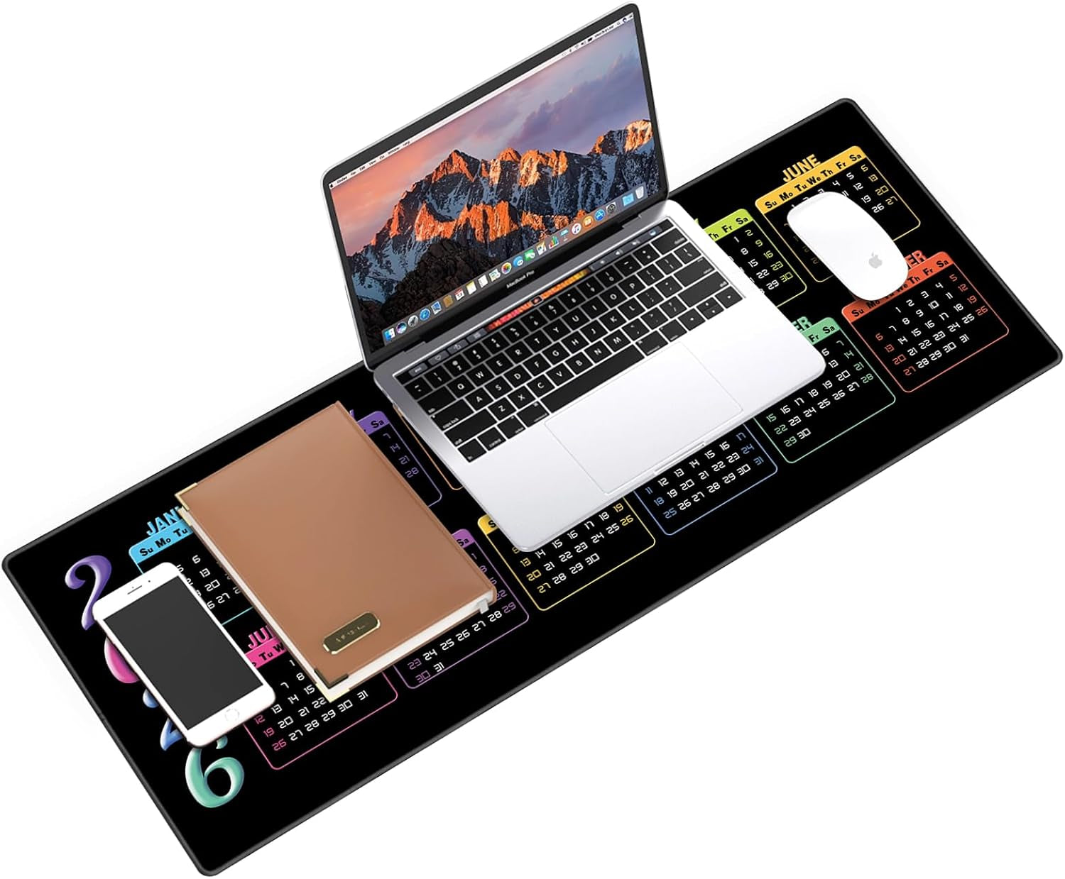 Gaming Mouse Pad XXL XL Large Long Extended Big Mousepad Non-Slip Rubber Keyboard Mouse Pad with Stitched Edges for Laptop Home Office (2026, 35.4 * 15.7)