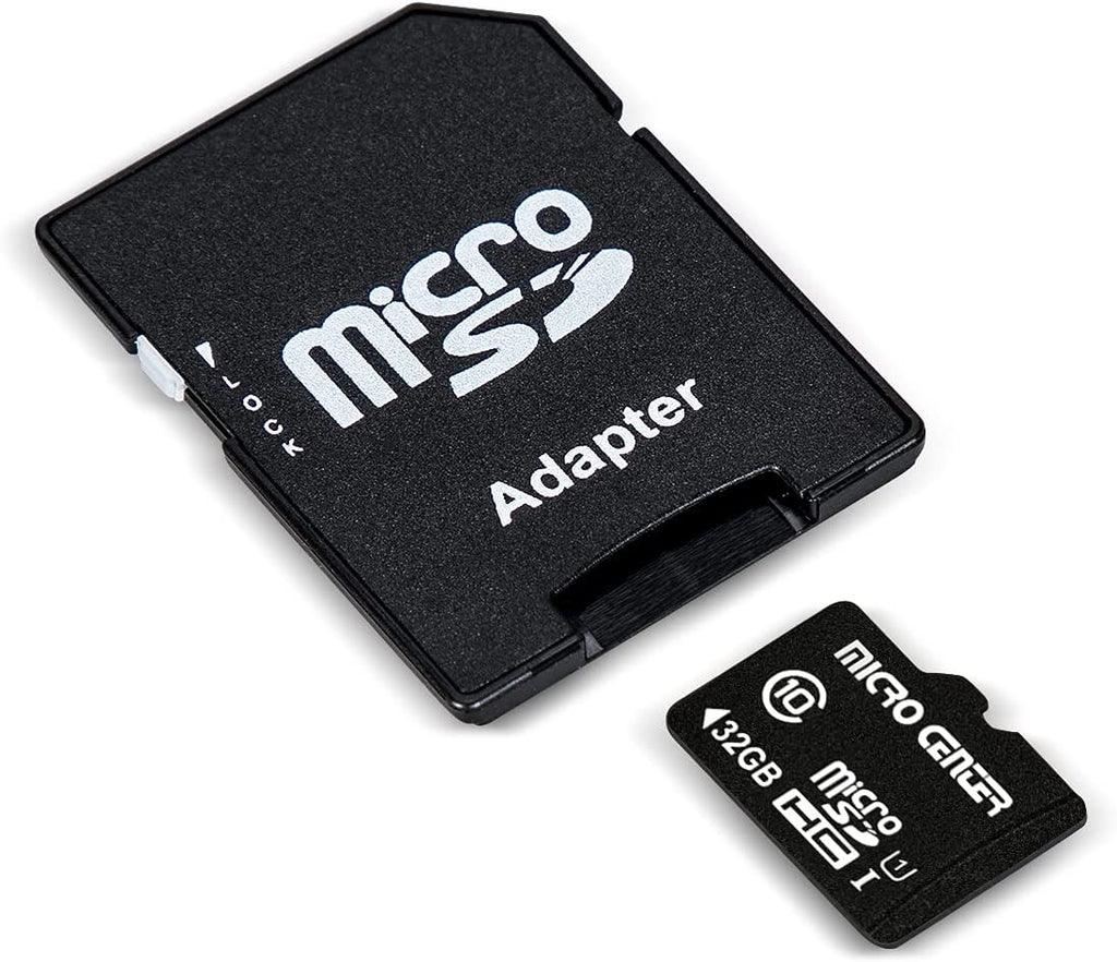 32GB Class 10 Microsdhc Flash Memory Card with Adapter, 5Pack | 80Mb/S Read Speed, U1 A1 Rated, for Security Camera, Smartphone, Drone, Tablet, PC