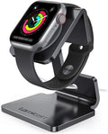 Watch Stand for Apple Watch Magnetic Fast Charger | Aluminum Alloy Desk Charging Stand Holder Dock for Iwatch SE3 SE2 Ultra 3, Series 11 10 9 8 7 6 5 (49/46/45/44/42/41/40/38Mm)