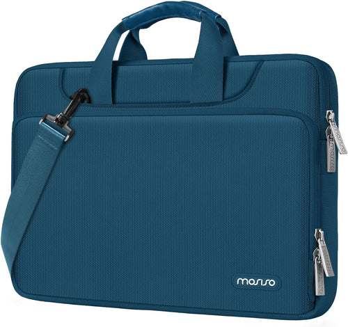 360 Protective Laptop Bag 15.6 Inch, 15-16 Inch Computer Bag | Compatible with Macbook Air 15 Inch/Pro 16 Inch, Hp,Dell,Lenovo,Asus, Laptop Carrying Case with Strap&Handl, Teal Green