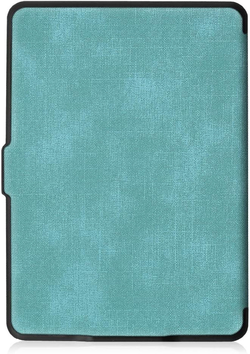 Slimshell Case for 6" Kindle Paperwhite 2012-2017, Turquoise | Slim Lightweight PU Leather Hard Shell Cover, Magnetic Closure, Auto Wake/Sleep, for Kindle Paperwhite Model No.Ey21& DP75SDI