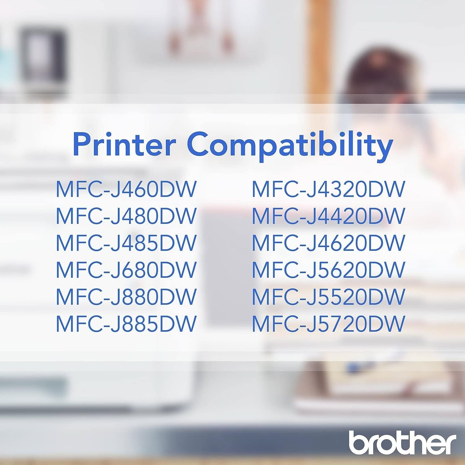 Brother Printer LC203M High Yield Ink Cartridge, Magenta, 550