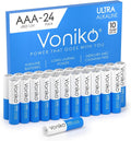AAA Batteries 24 Pack - 1.5V Alkaline Triple AAA Batteries | 30 Percent More Power Triple a Batteries, 10 Years Shelf Life, Leakproof Design for Remotes & Emergency Gear