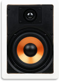 M-6S 6.5-Inch 2-Way In-Wall/Ceiling Speaker, Each, Paintable, White | 7.3 X 10.7-Inch Cutout, Home Theater, Whole House Audio, Indoor or Covered Outdoor, 6.5" Woofer, 1" Aimable Silk Tweeter