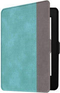 Slimshell Case for 6" Kindle Paperwhite 2012-2017, Turquoise | Slim Lightweight PU Leather Hard Shell Cover, Magnetic Closure, Auto Wake/Sleep, for Kindle Paperwhite Model No.Ey21& DP75SDI