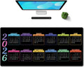 Gaming Mouse Pad XXL XL Large Long Extended Big Mousepad Non-Slip Rubber Keyboard Mouse Pad with Stitched Edges for Laptop Home Office (2026, 35.4 * 15.7)
