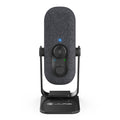 Audio GO Talk USB Desktop Microphone with Dual Condensers for Studio Quality Recordings and Broadcasts