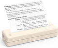 Wireless Printer, Portable Thermal Inkless Printer Compatible with Android Ios Phones & Laptops, Beige