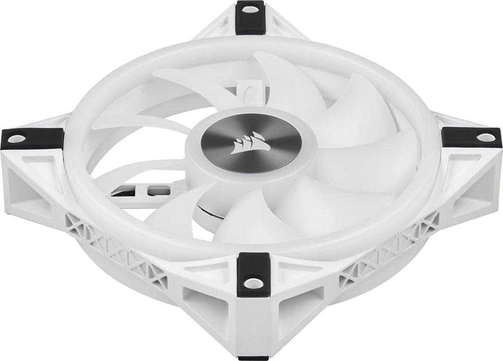 Corsair QL Series, Icue QL120 RGB, 120Mm RGB LED PWM White Fan, Single Fan
