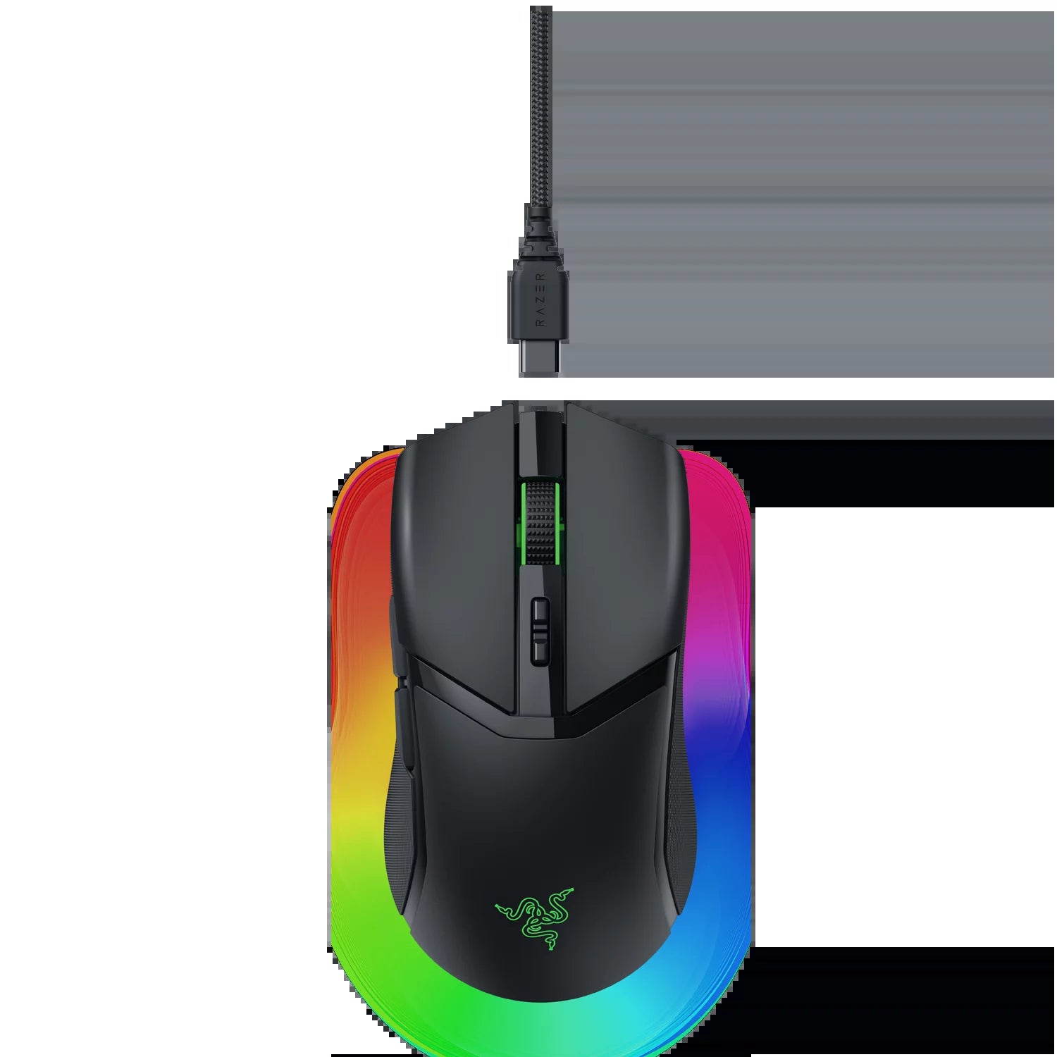 Cobra Pro Lightweight Wireless PC Gaming Mouse with Chroma RGB, Custom Controls, 77G, Black