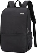 Deep Storage Laptop Backpack Business Anti-Theft Backpacks[Water Resistant] College Computer Bookbag Fits 15 Inch Laptop Black
