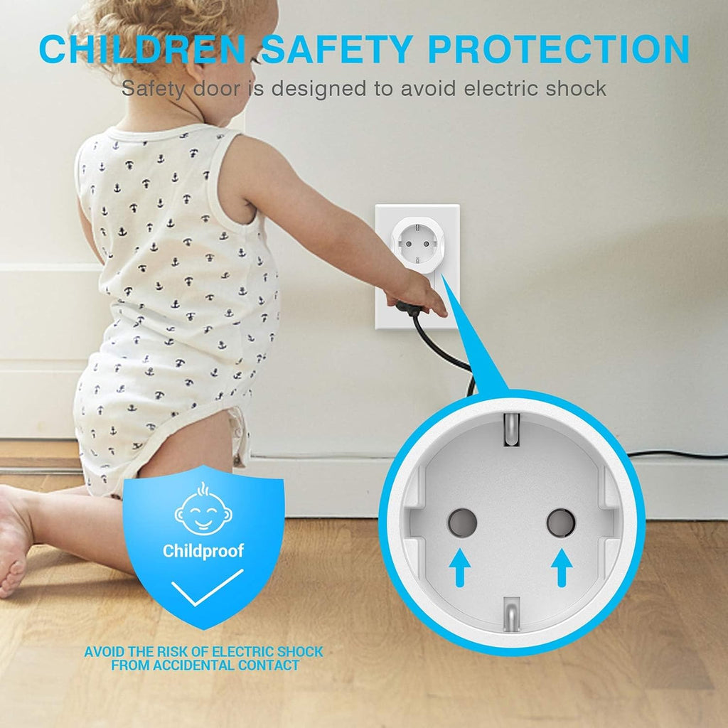 European to US Plug Adapter, EU to US Travel Plug Converter, 1 Pack | Europe to USA Adapter, for Most of EU Spain France Type C E F Plugs to America, Adapter Grounded